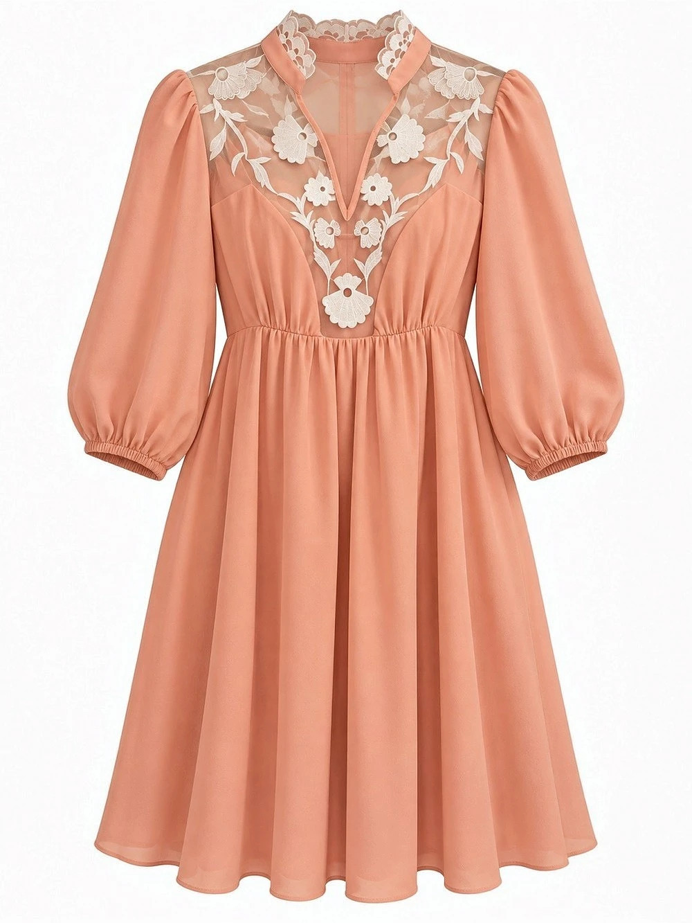 Temptingly Floral Mini Dress in Pink